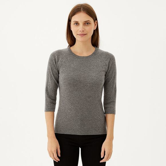 PURE Collection Cashmere Pullover 3/4 Sleeve Sweater - Picture 1 of 11